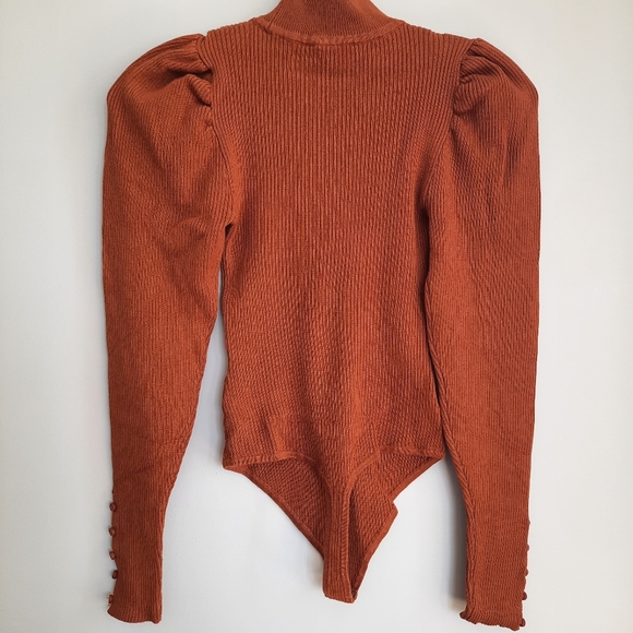 A&F burnt orange knit bodysuit XS - Picture 2 of 8